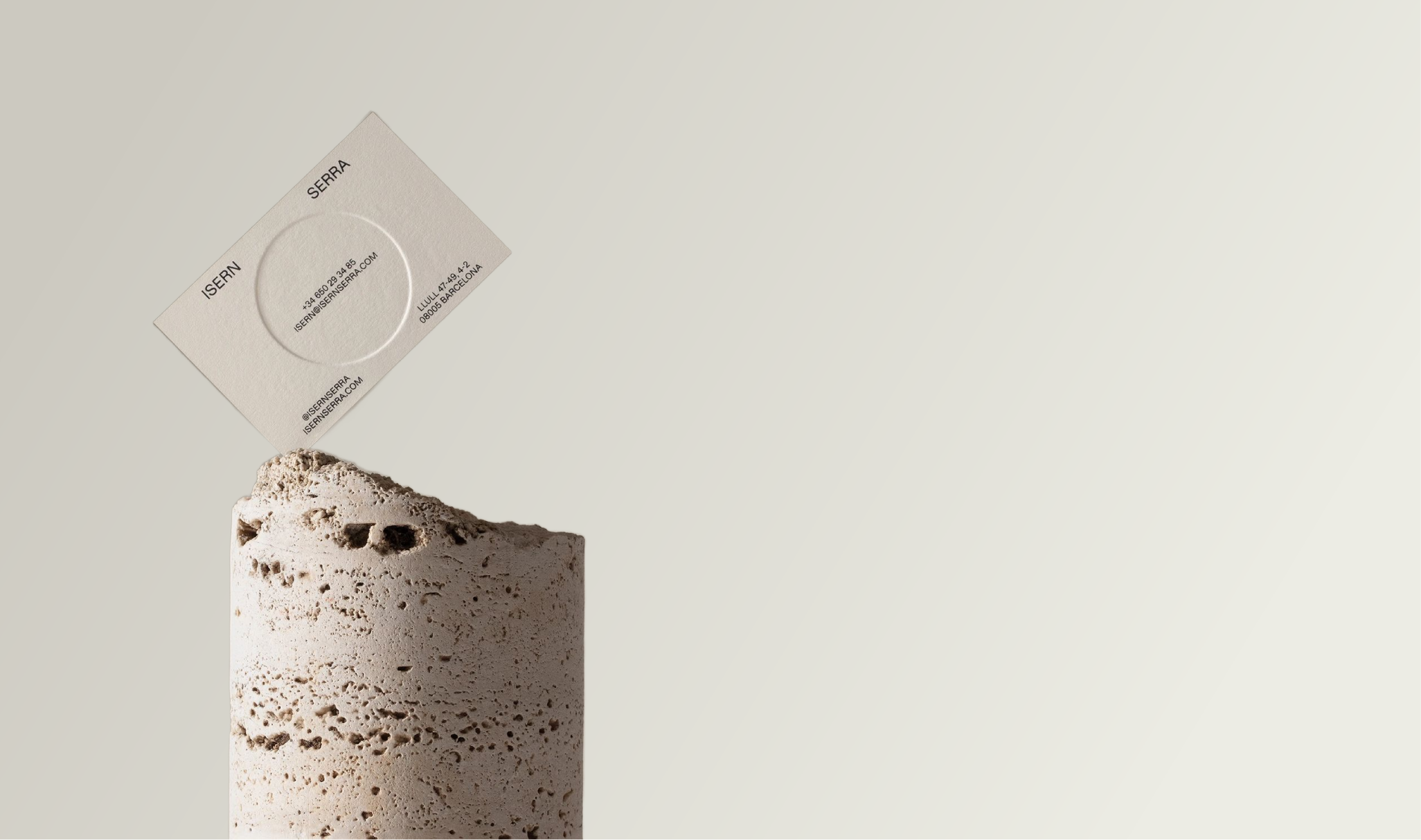 Product packaging on a textured surface with a neutral background