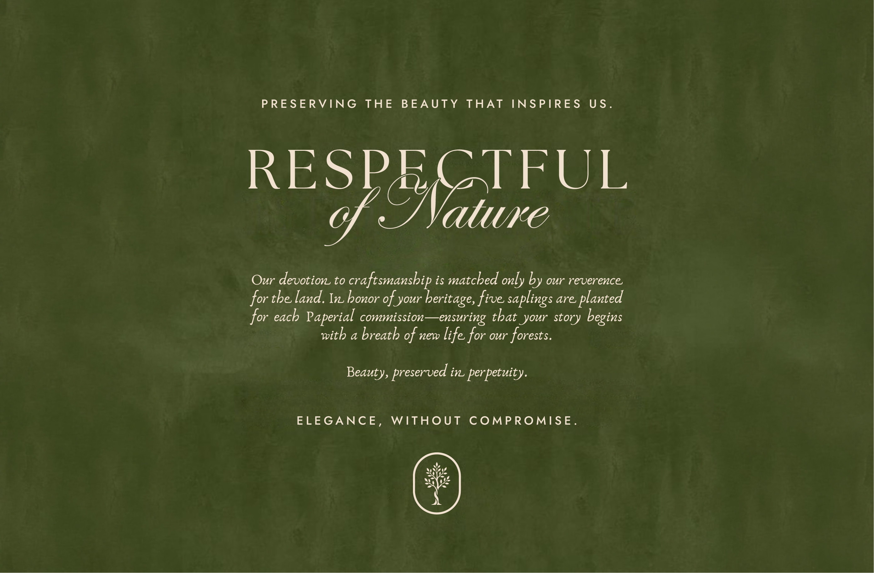 Le Margia sustainability statement — Respectful of Nature, elegance without compromise
